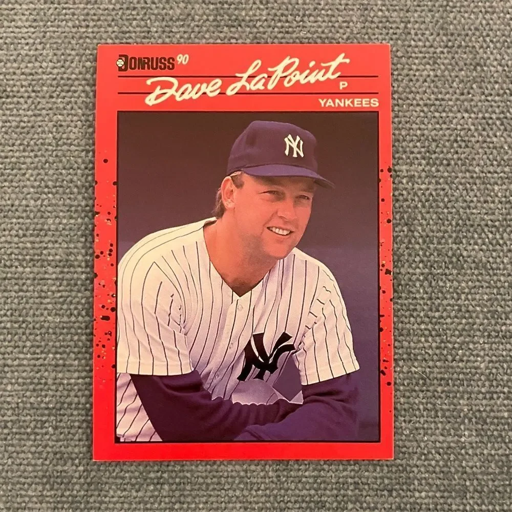 1990 Donruss New York Yankees Baseball Card Trading Card